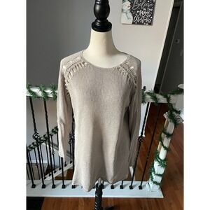 Barfota Briaina Knit Linen & Cotton Sweater‎ S/M